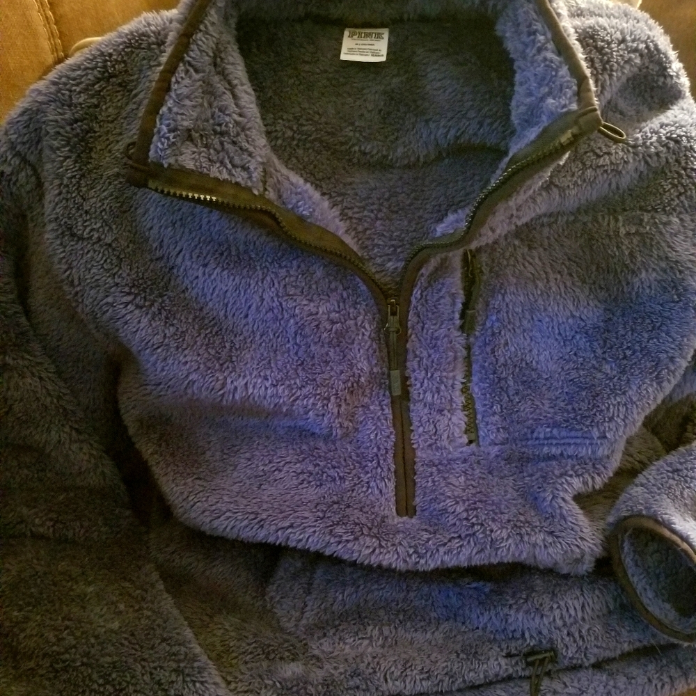 PINK Sherpa Half-zip